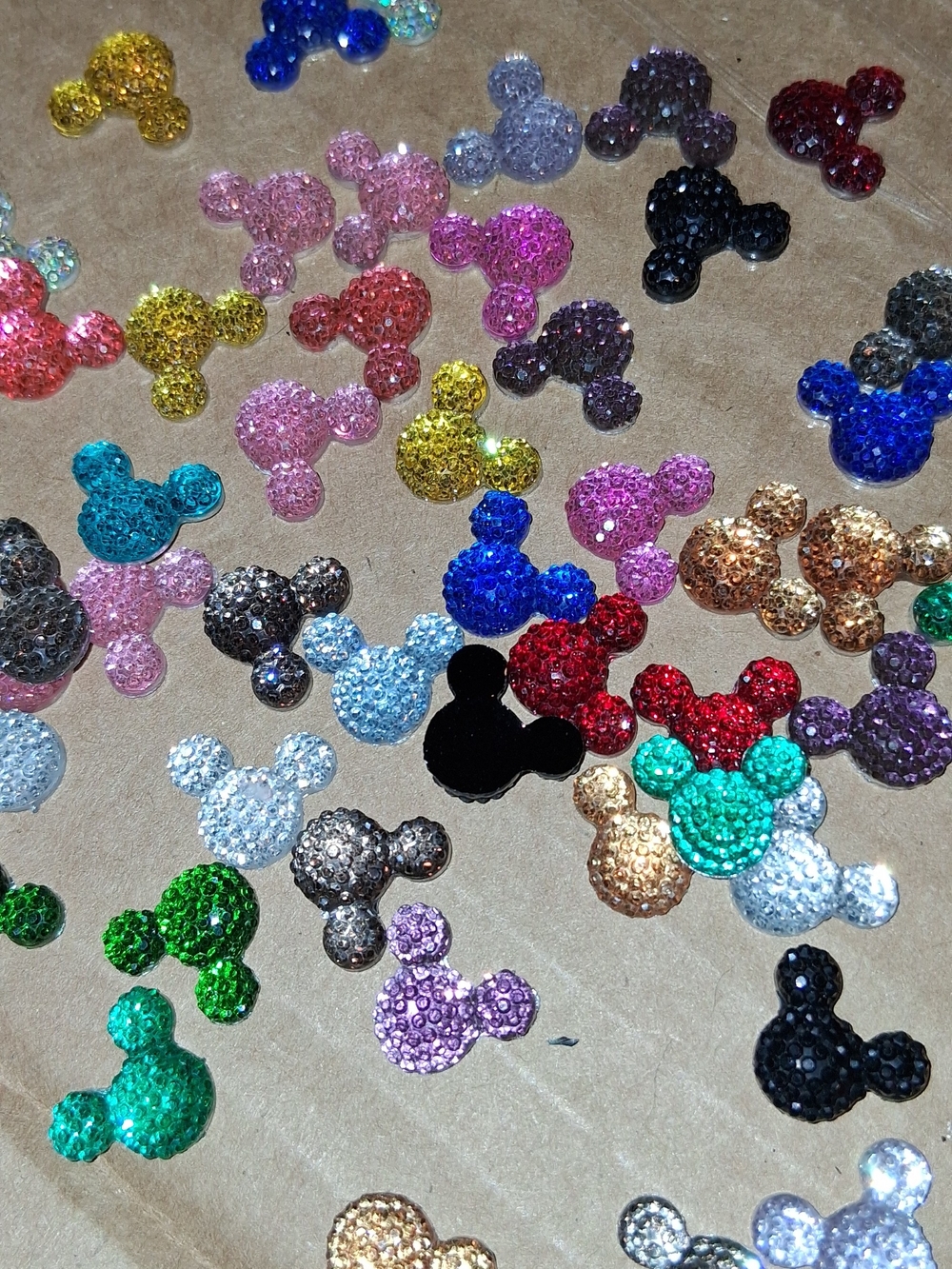 Disney Multicolor Rhinestone Mickey Mouse Embellishments